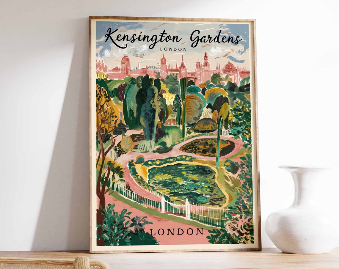 Kensington Gardens Botanical Print, William Morris