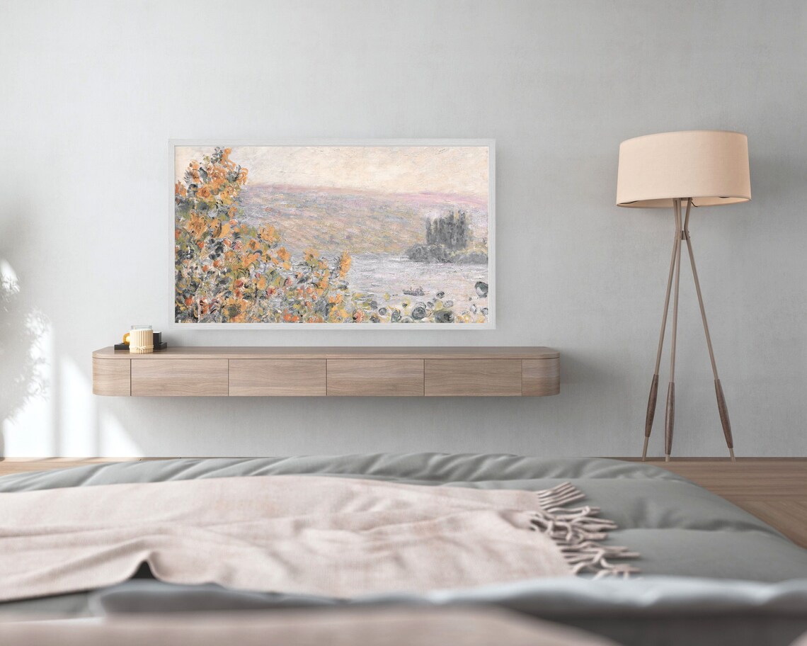 Spring Wildflowers by the Sea, Vintage Floral Art Print - Image 2