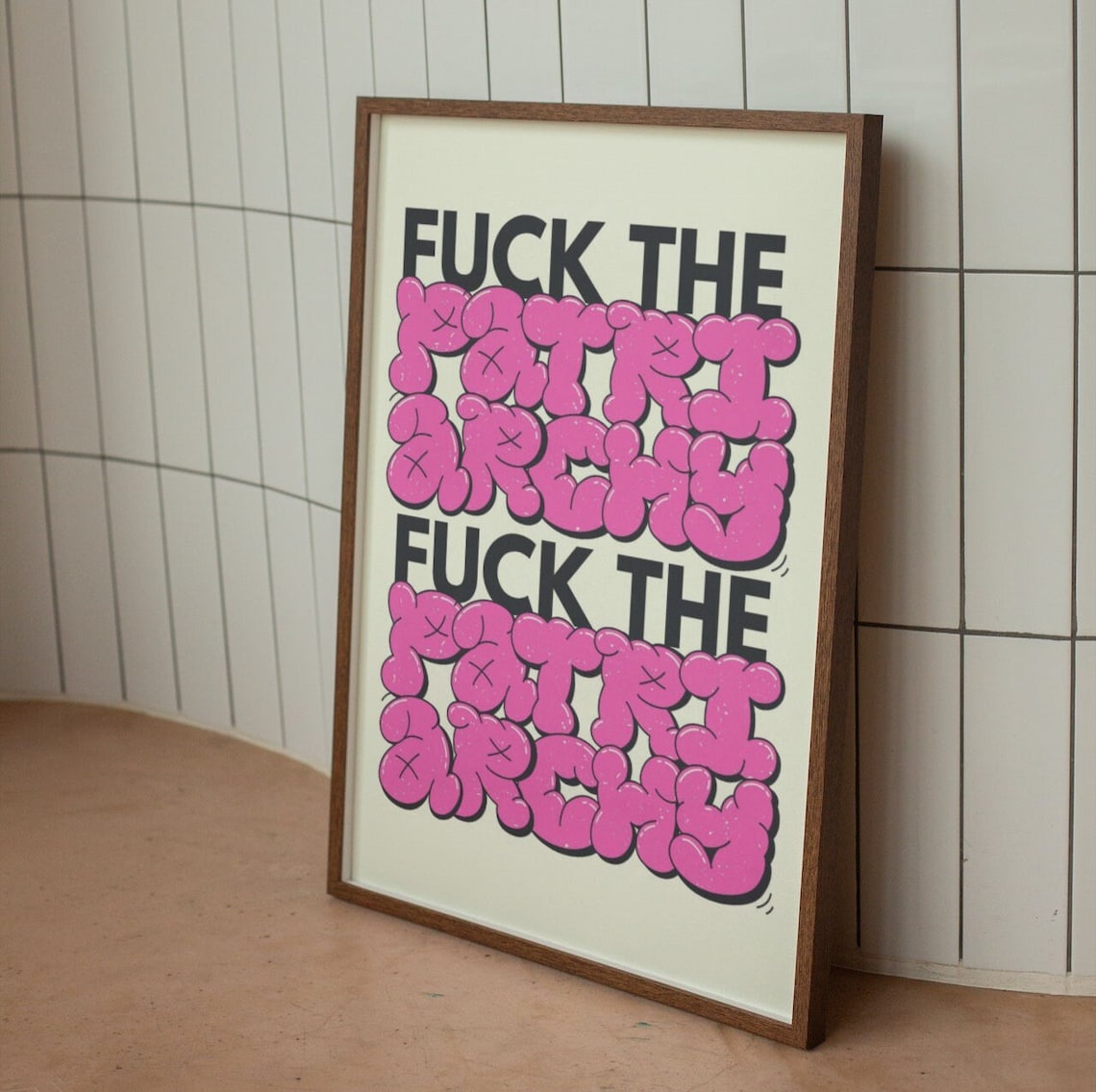 Fck The Patriarchy Feminist Dorm Poster Print - Image 2