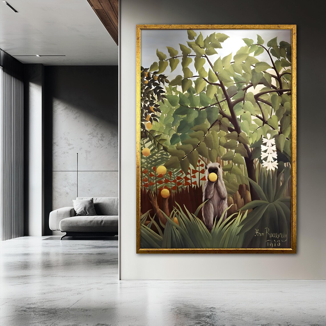 The Merry Jesters, Rousseau Vintage Nature Poster - Image 3