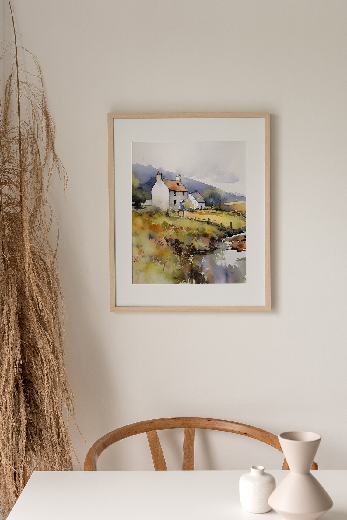 Wicklow Mountains Watercolor Art Print, Ireland - Image 3