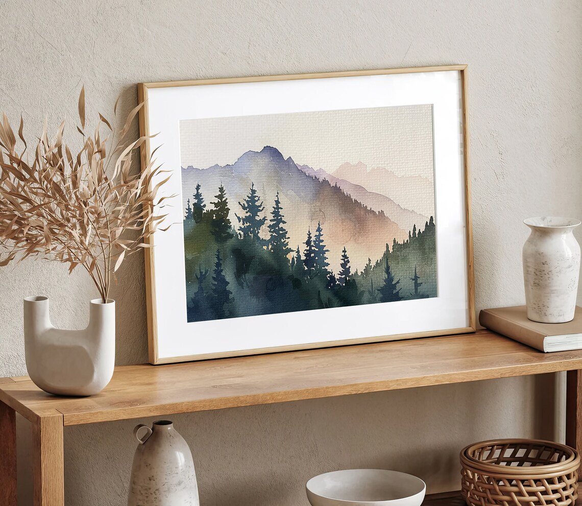 Blue Ridge Parkway North Carolina Wall Art Print - Image 4