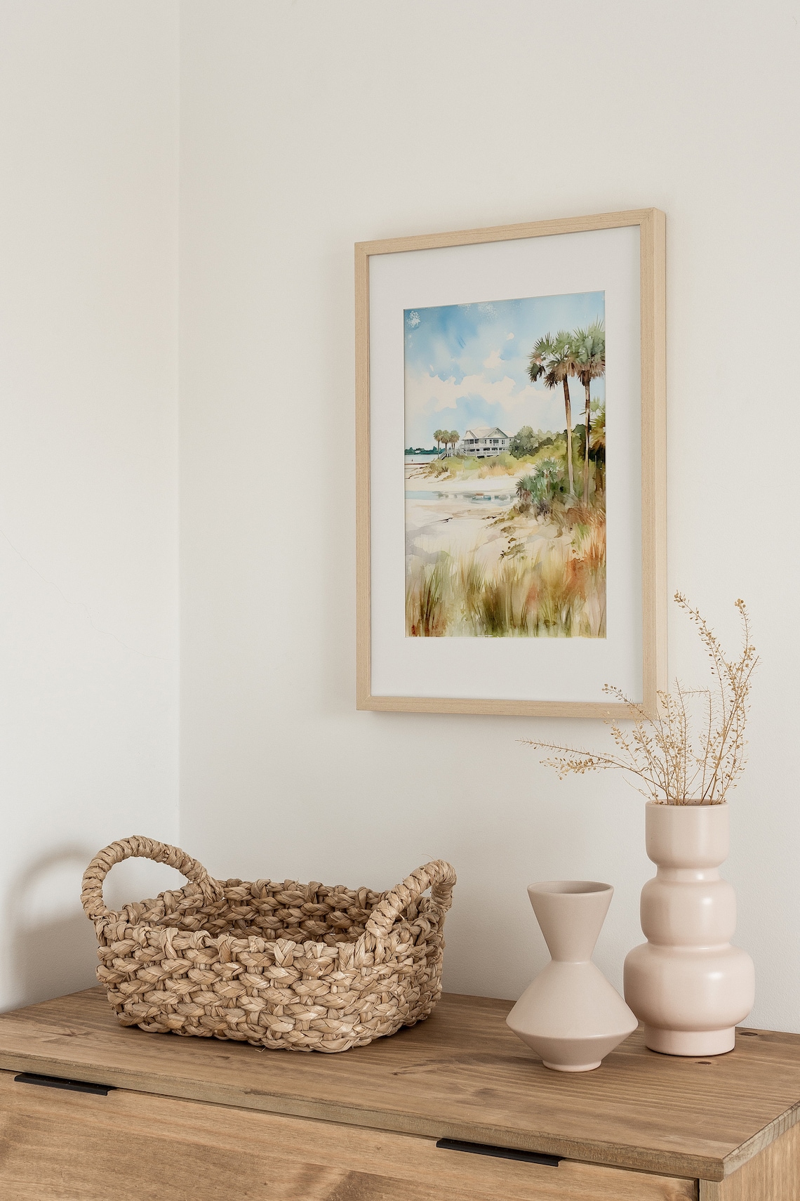 Isle Of Palms Watercolor Art Print, Charleston Coast - Image 5