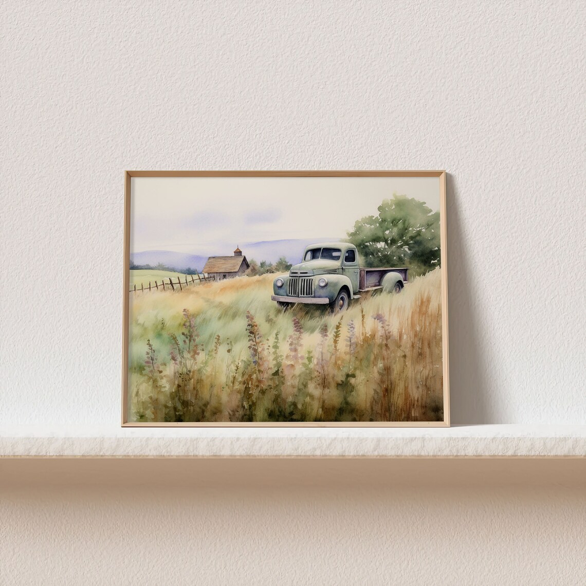 Vintage Truck Painting, Lancaster County Art Print - Image 2