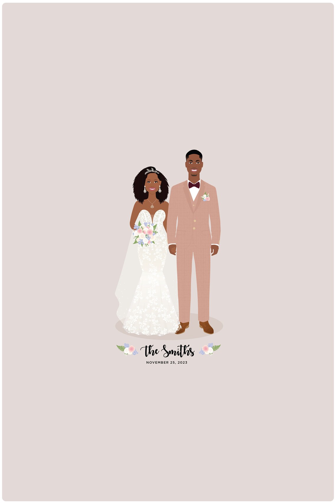 Custom Wedding Guest Book Alternative Couple and Dogs Signature Poster - Image 3