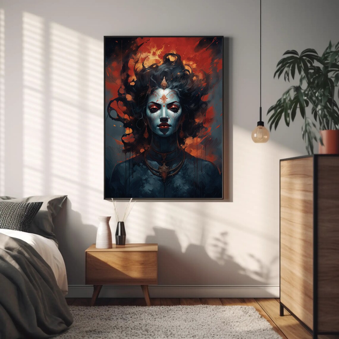 Kali Hindu Goddess of Death Art Print, Divine - Image 2
