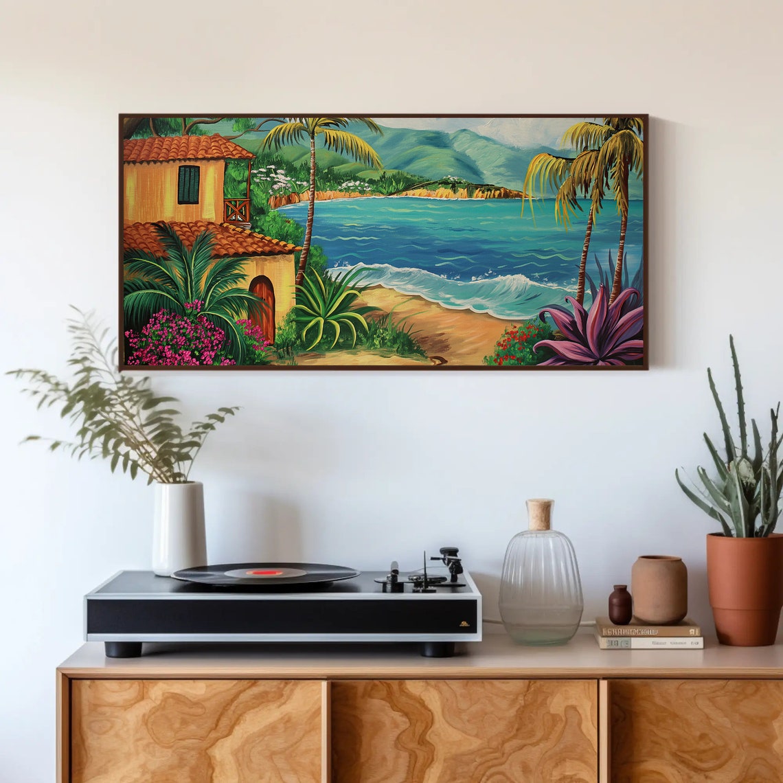 Puerto Rico Scenery Oil Painting Print Puerto Rican Painting Puerto Rico Wall Art Puerto Rico Home Decor Gift Ready To Hang - Image 5
