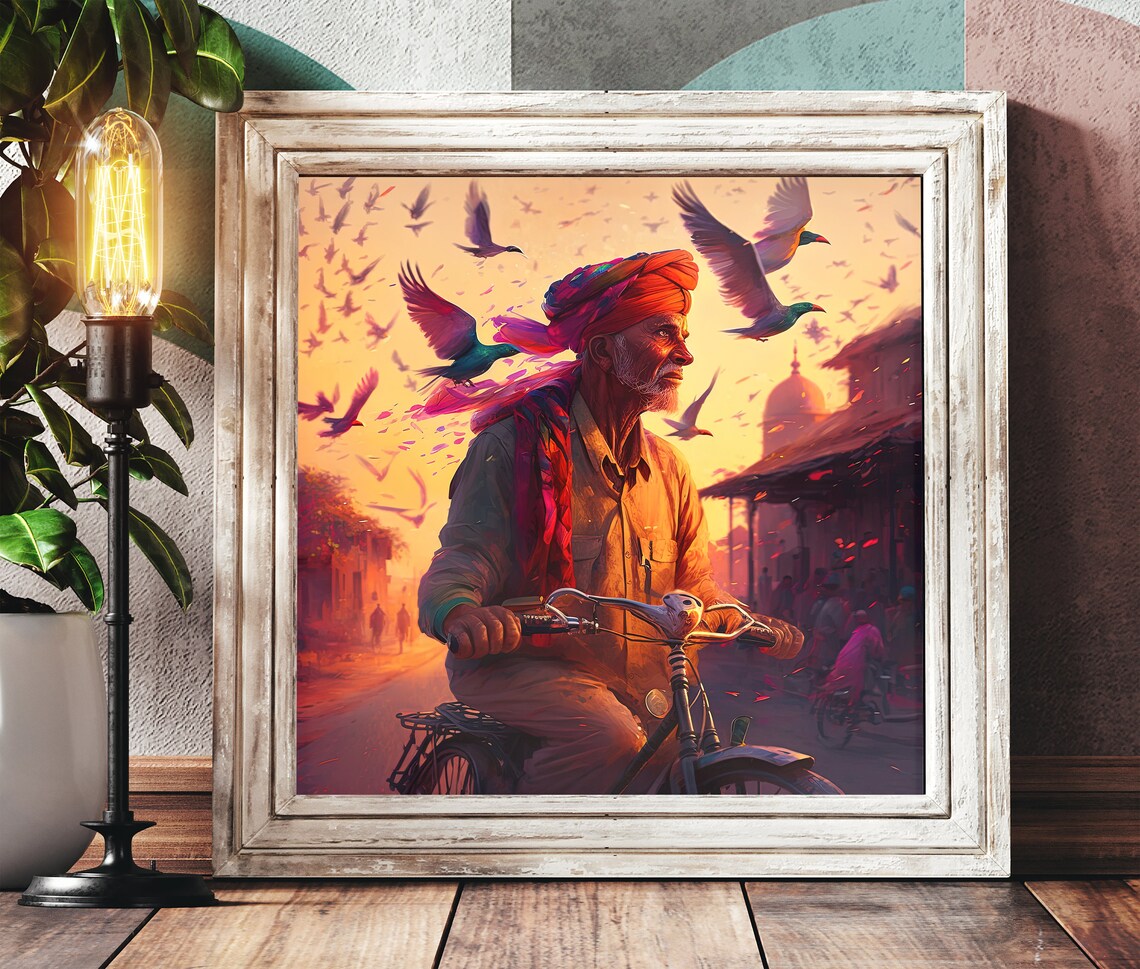 Desi South Asian Art Print, Modern Indian Art