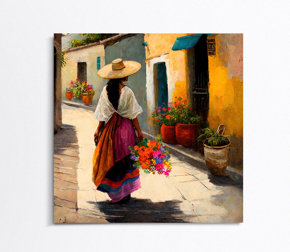 Mexican Folk Art Print, Colorful Latino Decor - Image 5