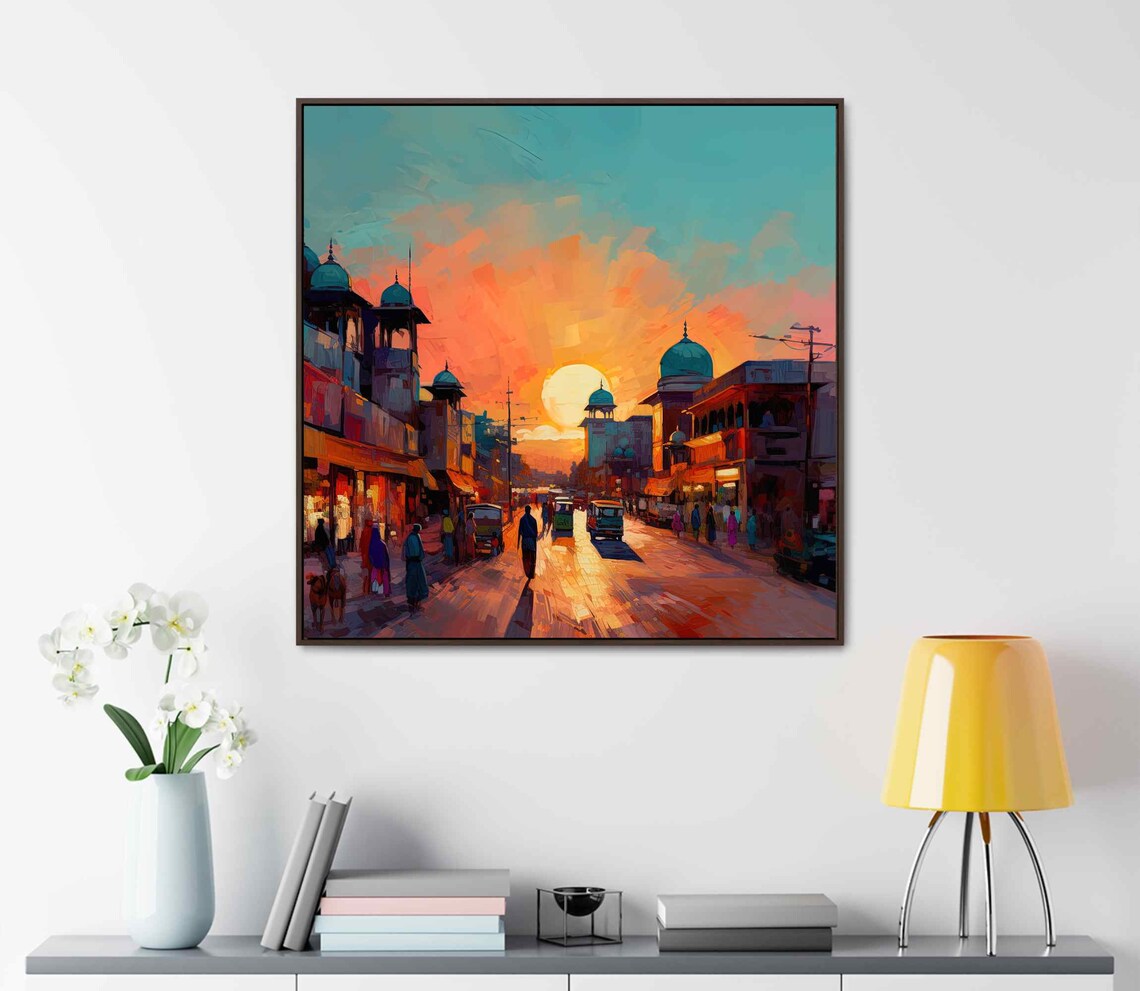 Delhi Travel Poster, India City Wall Art Print - Image 3