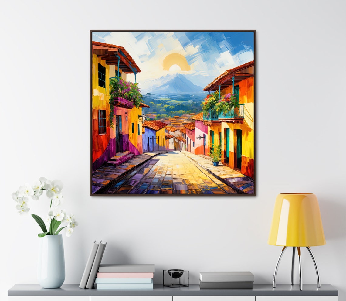 Colombia Wall Art Colombia Travel Print Colombia Large Art Print Colombia Painting Colombia Poster Wall Art - Image 3