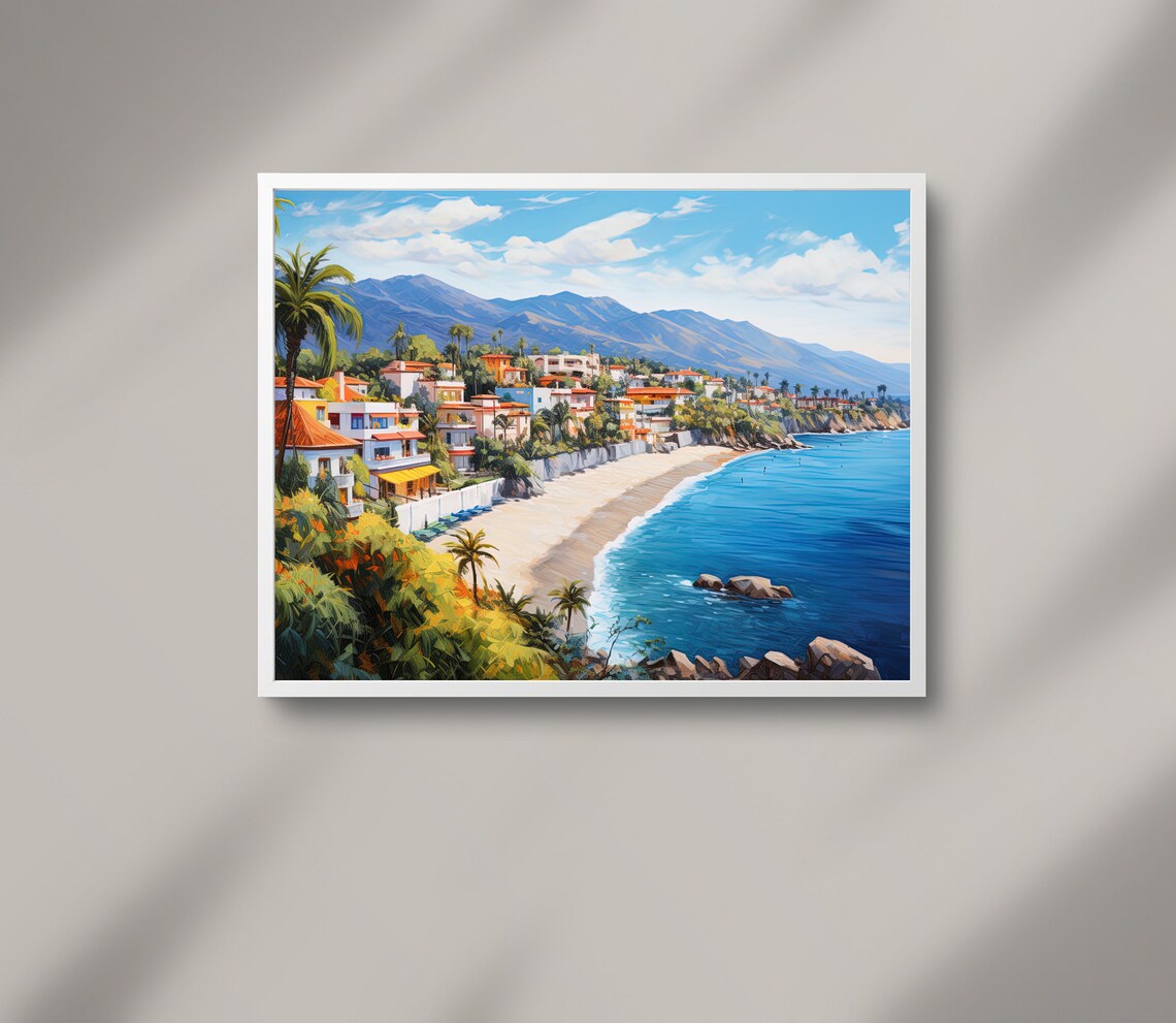 Puerto Vallarta Travel Poster, Mexico Art Print - Image 3