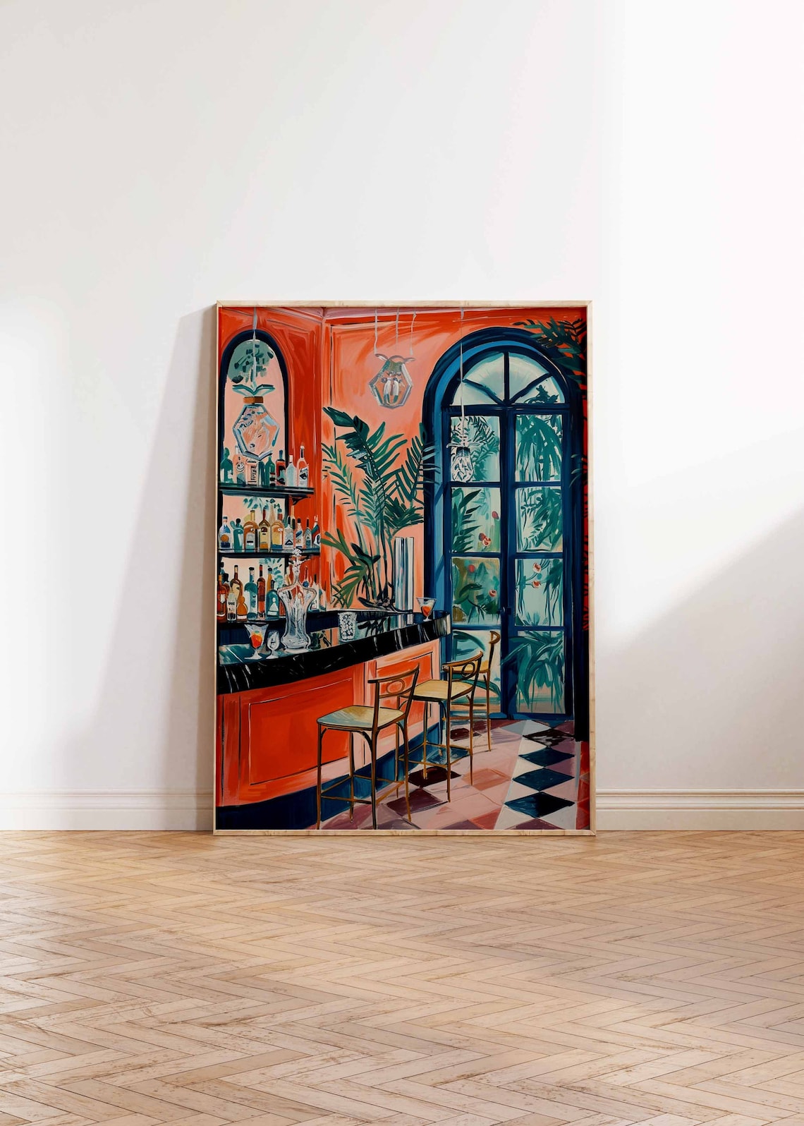 Retro Cocktail Bar Vintage Cocktail Poster Art Print - Image 2