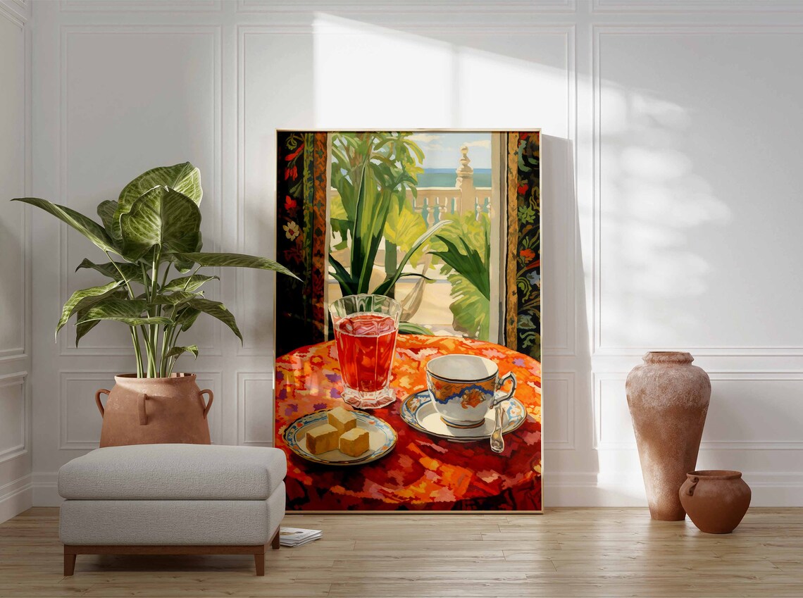 Arabic Coffee Print, Vintage Syrian Food Poster - Image 3