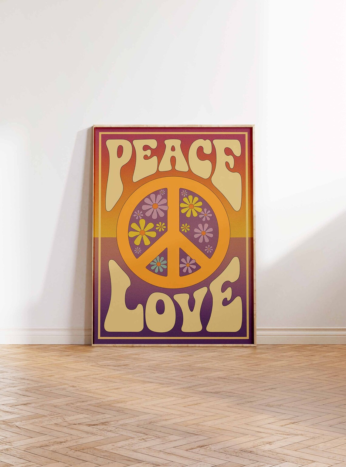 Affirmation Poster, 70s Retro Boho Spiritual Art Print - Image 2