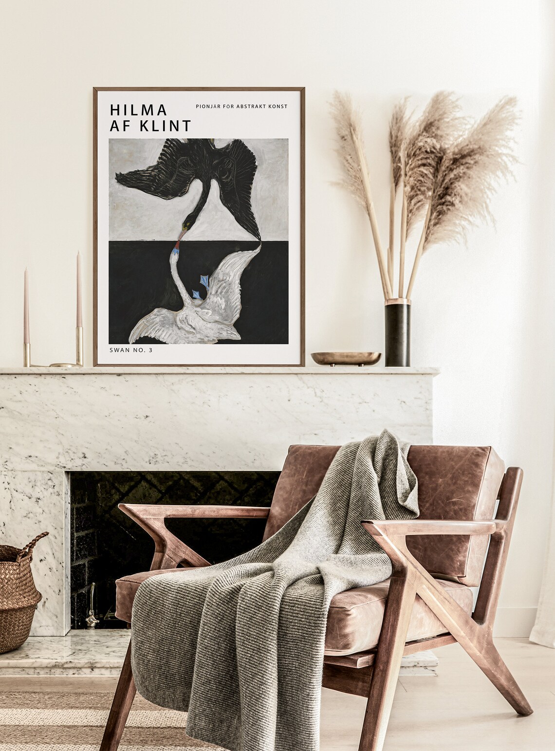 Hilma Af Klint The Swan Abstract Art Print - Image 2