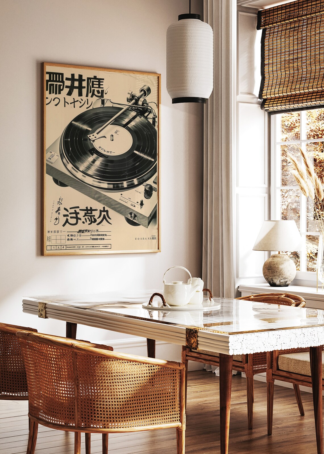 Japanese Retro Music Vinyl Gift Wall Art Print - Image 2
