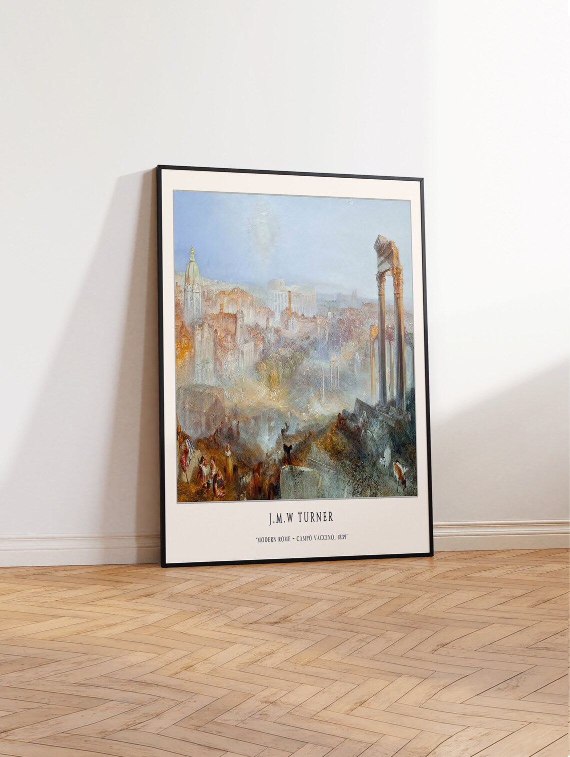 William Turner Exhibition Art Print, Modern Rome - Image 2