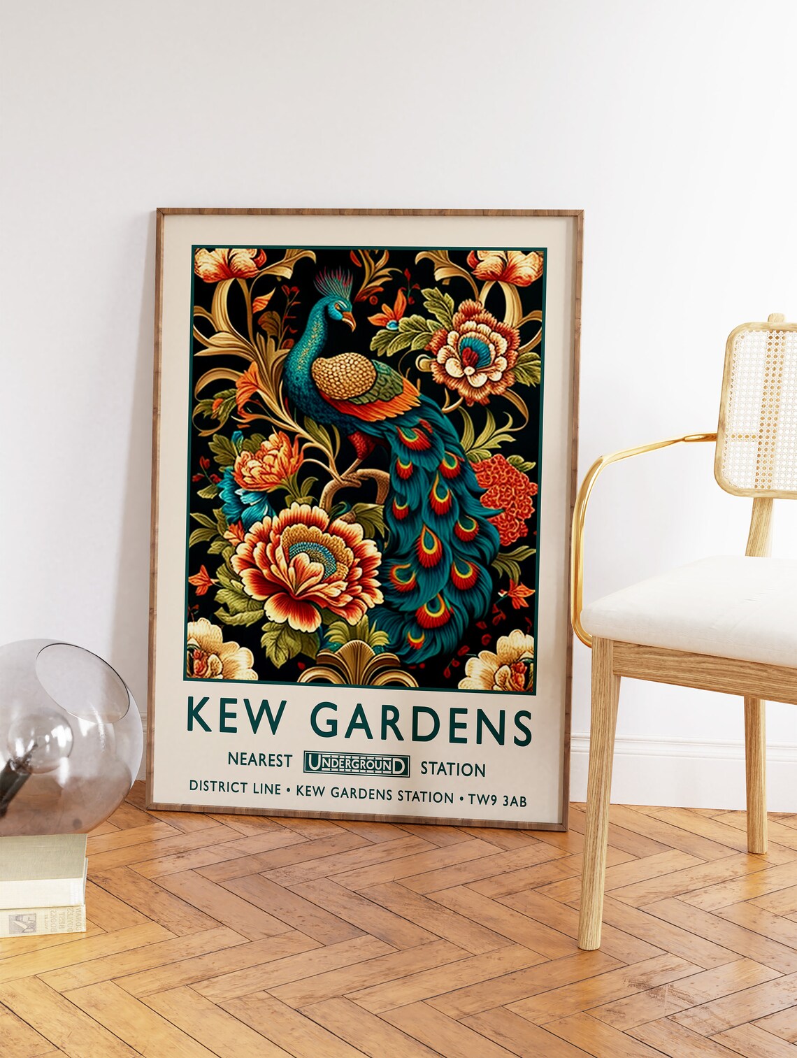 William Morris Kew Gardens Vintage Floral Art Print - Image 2