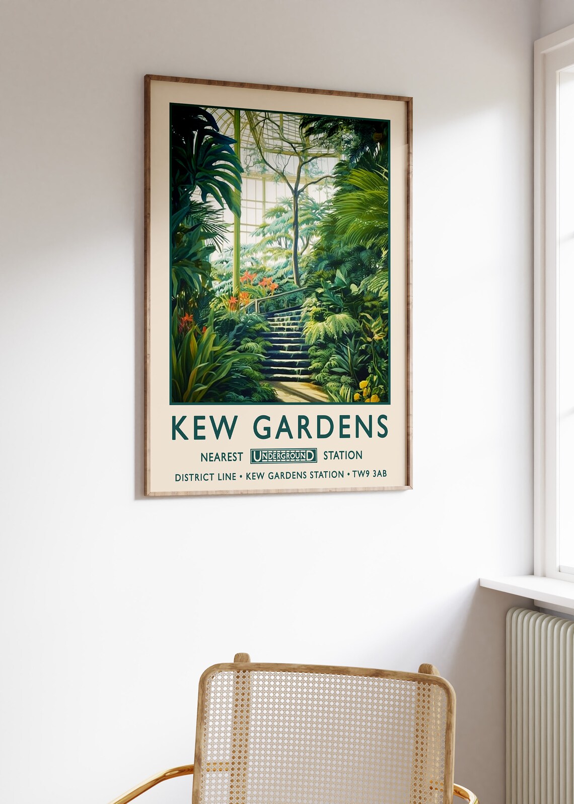 Kew Gardens London Vintage Botanical Art Print - Image 3