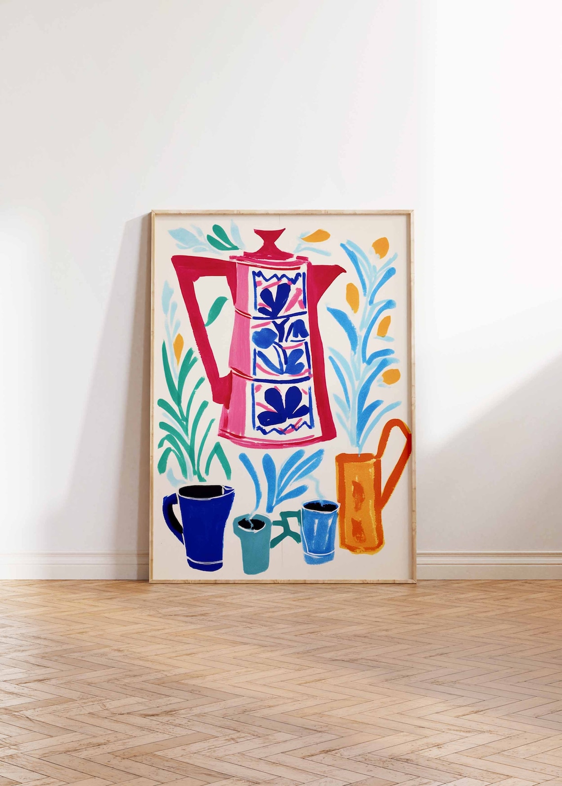 Vintage Coffee Poster, Kitchen and Cafe Wall Art - Image 2