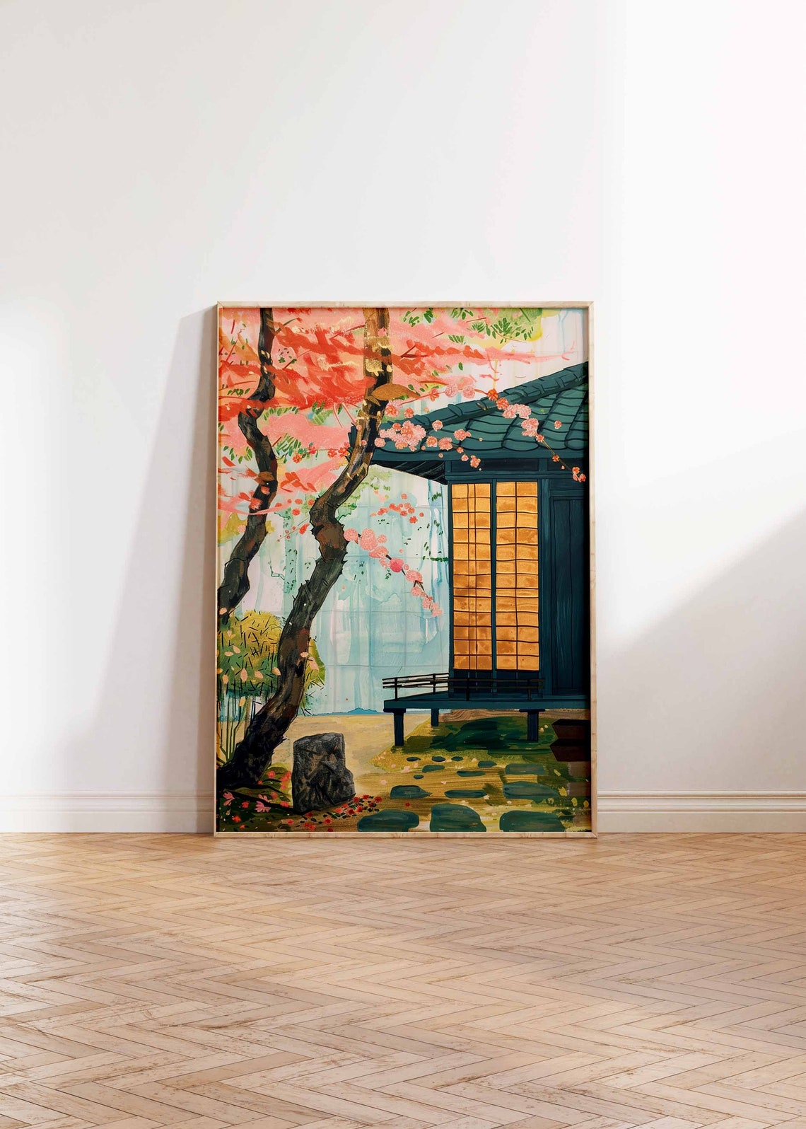 Traditional Japanese Tea House Poster Japanese Art Print Japanese Food Poster Asian Decor Traditional Japanese Art Oriental Print - Image 2