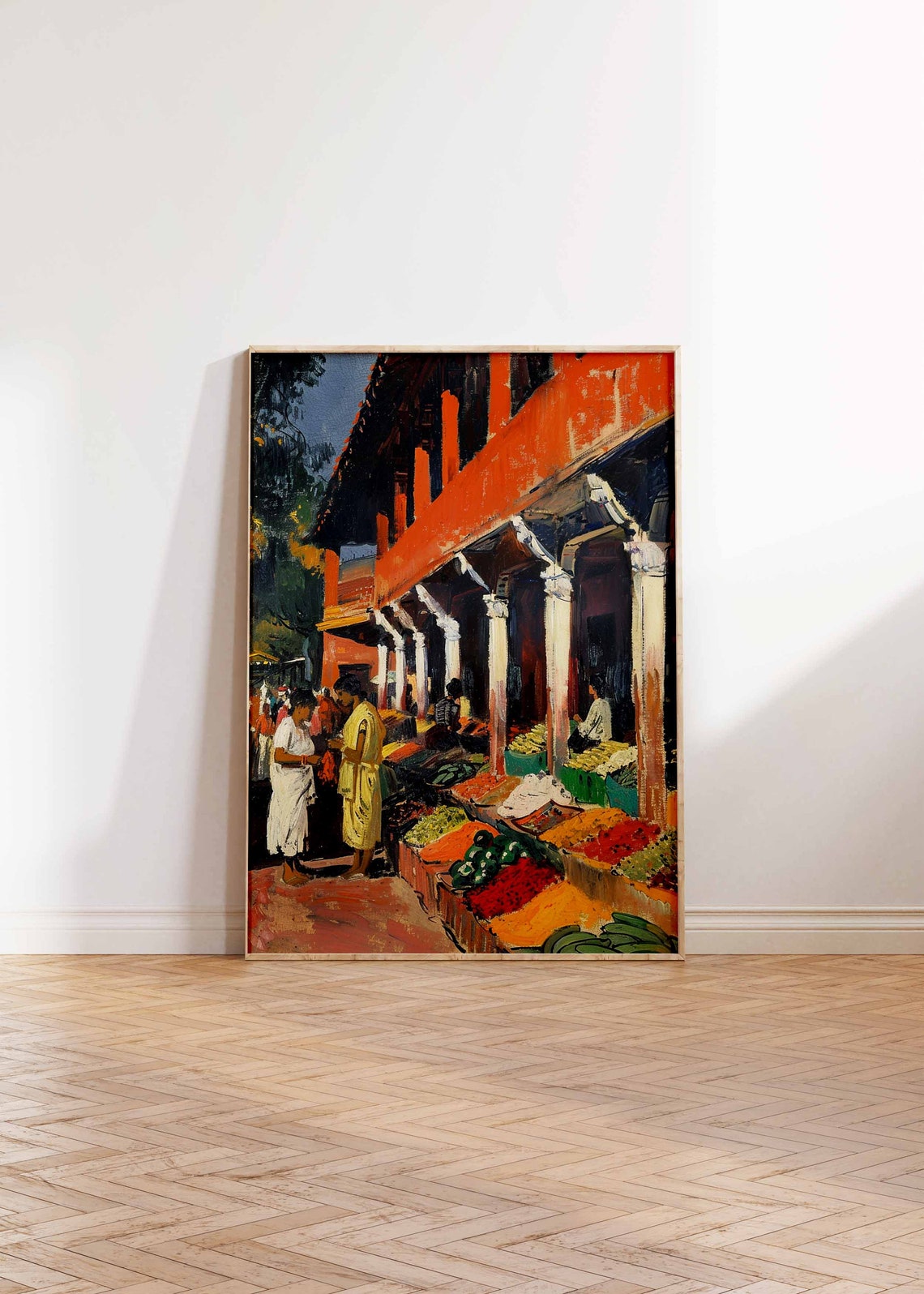 Indian Spice Market Poster Indian Wall Art Indian Food Print Food Art Food Market Print Cultural Decor Indian Gift Indian Wall Art - Image 2