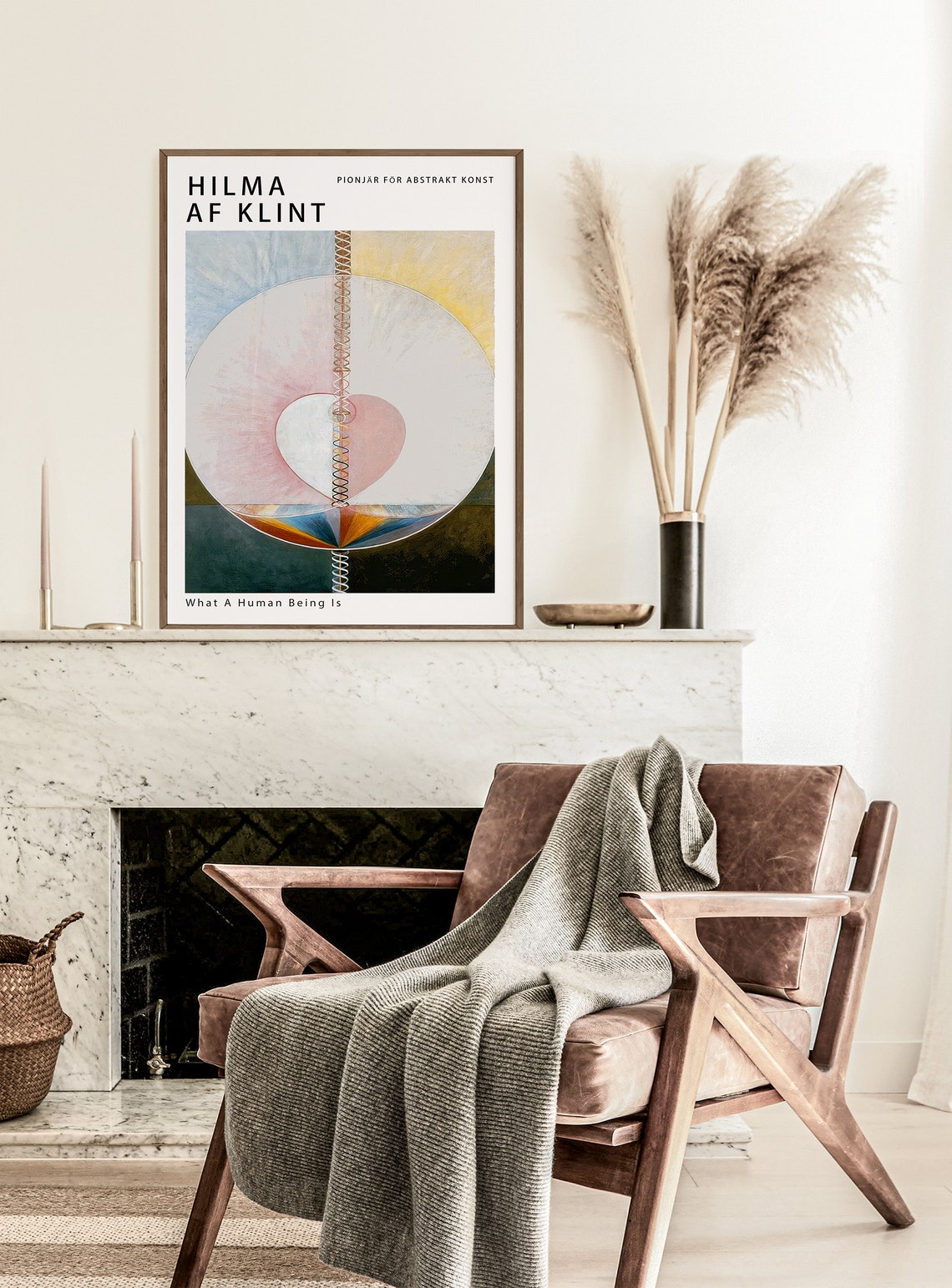 Hilma af Klint What A Human Being Is Abstract Spiritual Art Print - Image 2
