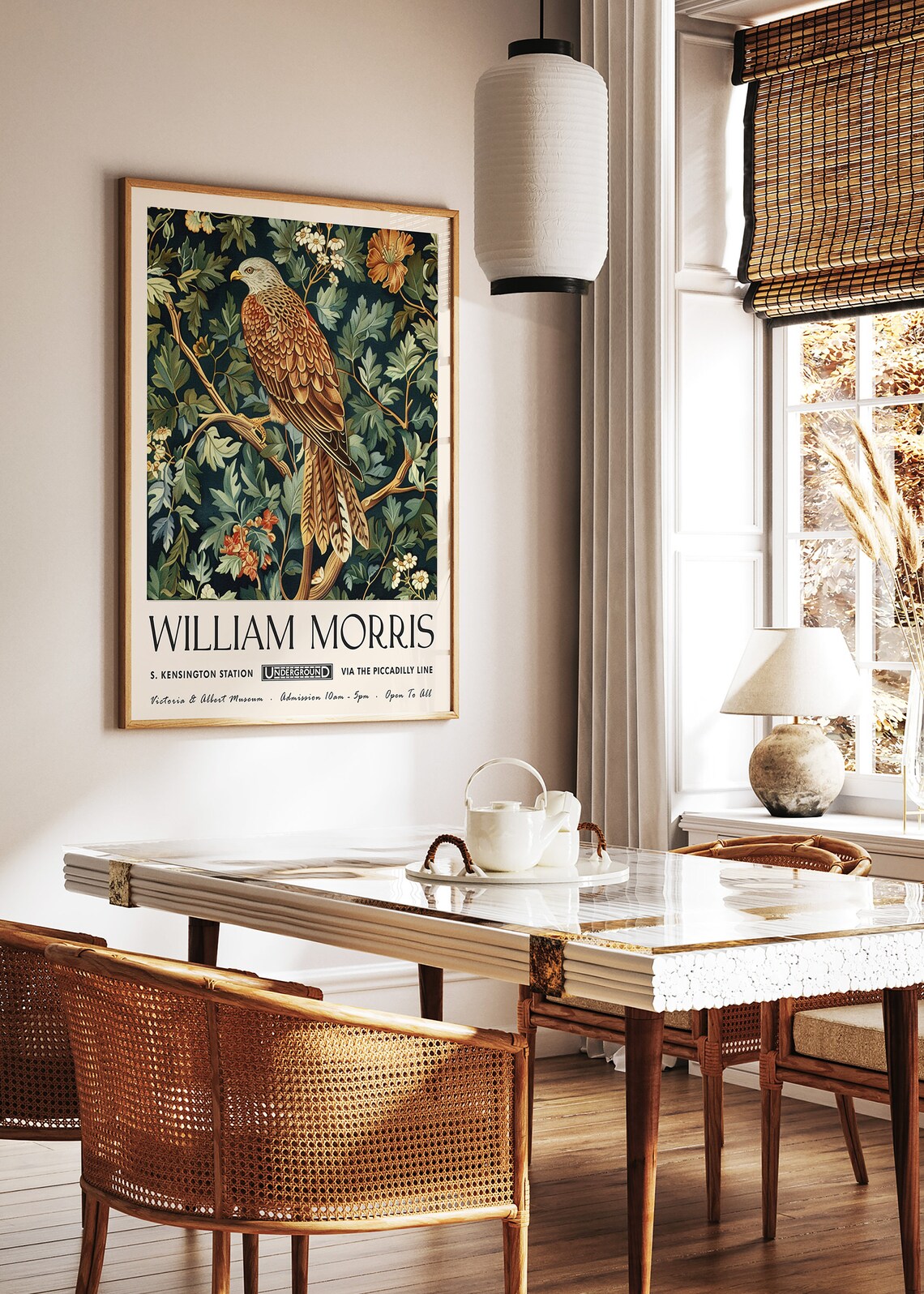 William Morris Exhibition Poster, Kew Gardens Print - Image 2
