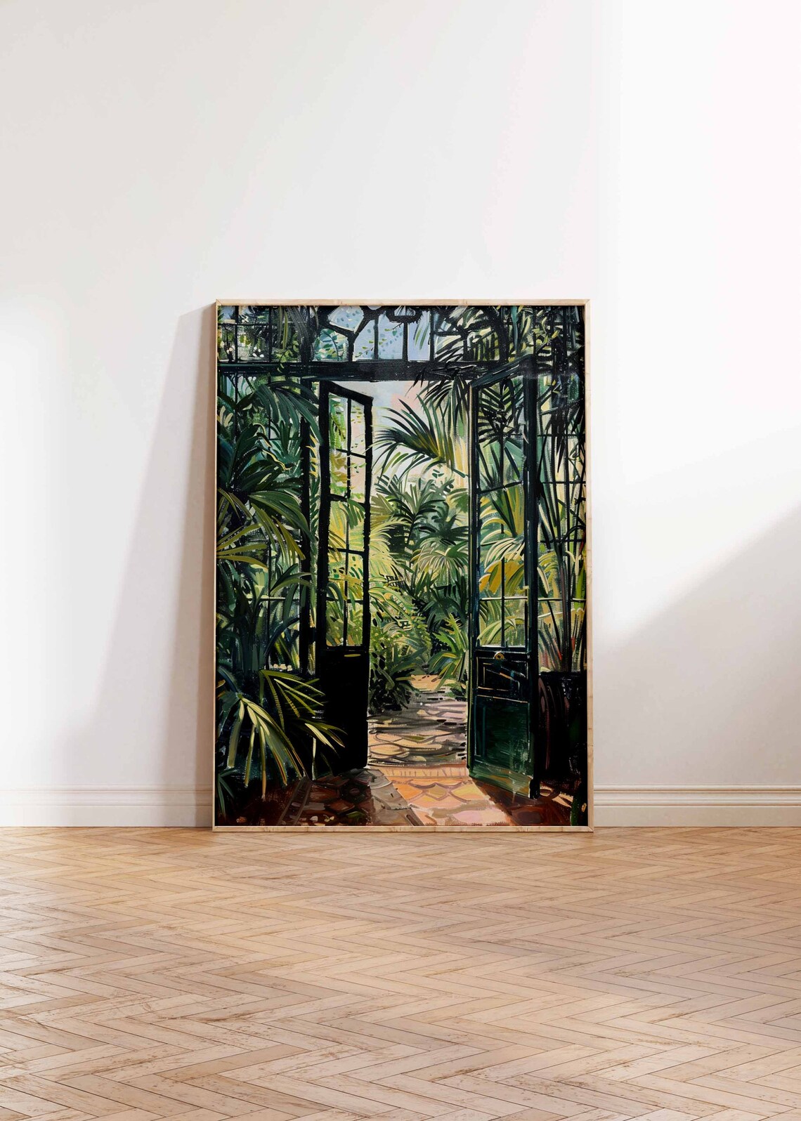Vintage Botanical Garden Poster, Tropical Floral Art Print - Image 3