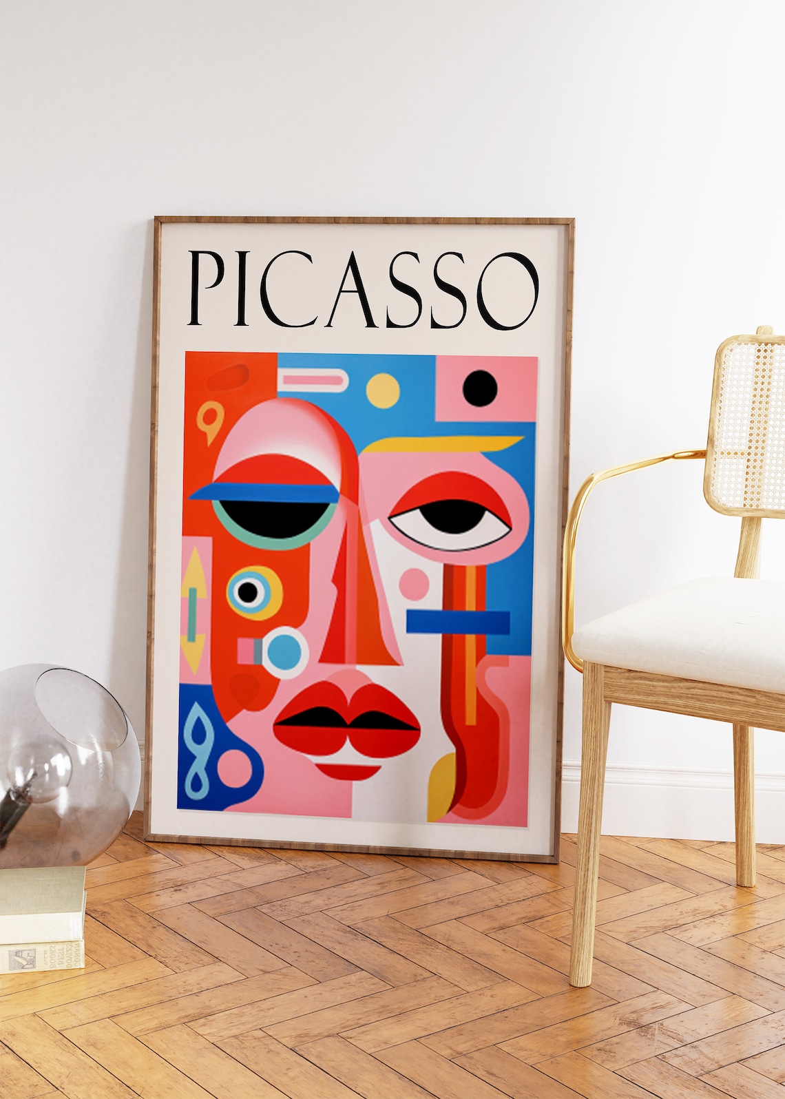 Picasso Abstract Faces Retro Boho Art Print - Image 2
