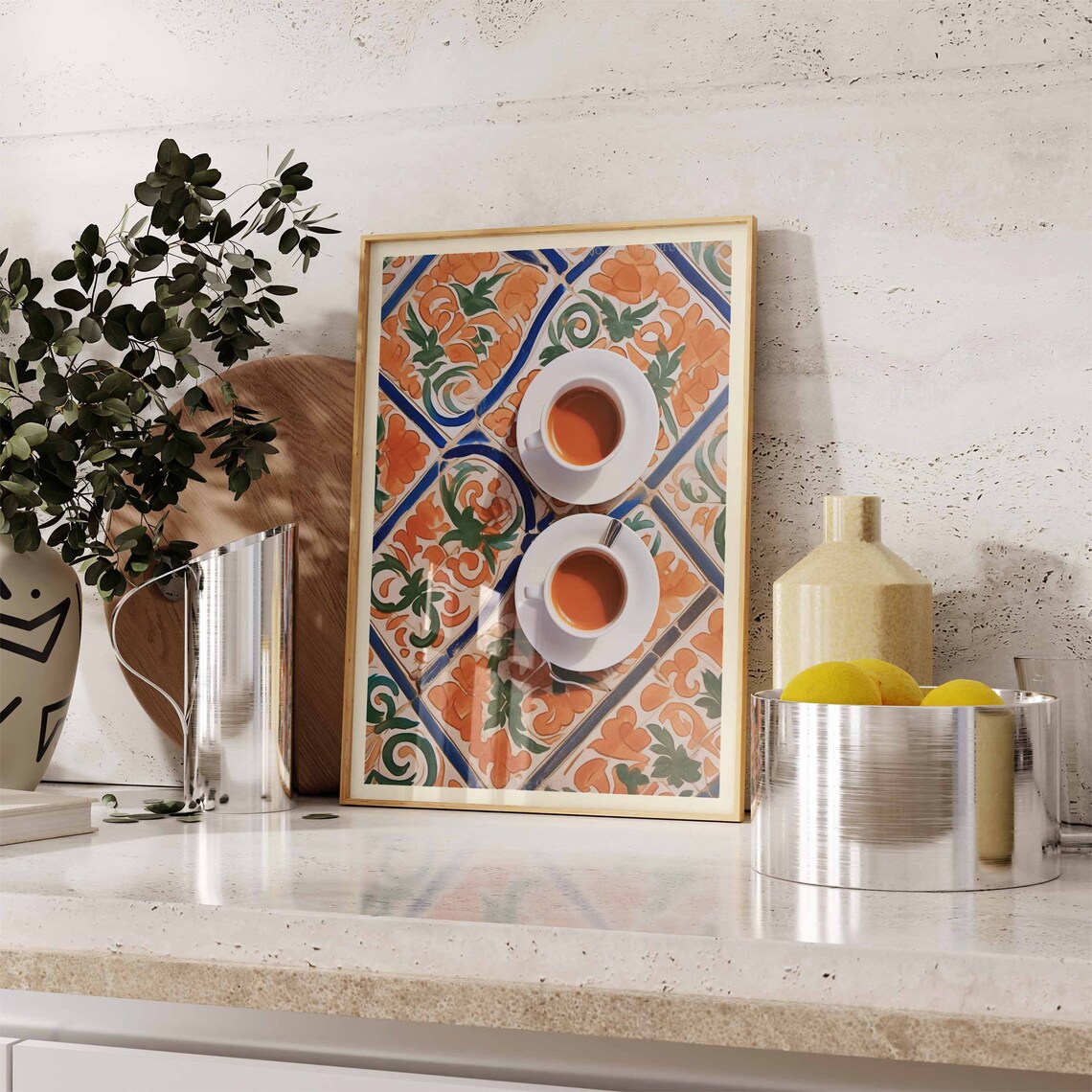 Moroccan Coffee Vintage Cafe Poster, Kitchen Decor - Image 2