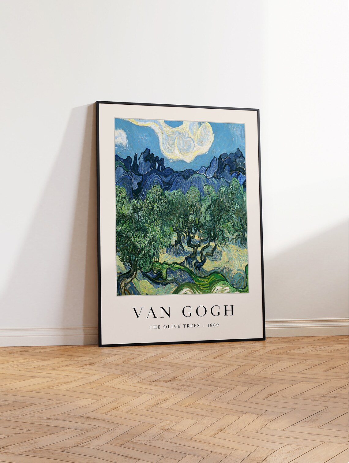 Van Gogh The Olive Trees 1889 Famous Impressionist Classic Fine Art Print - Image 3
