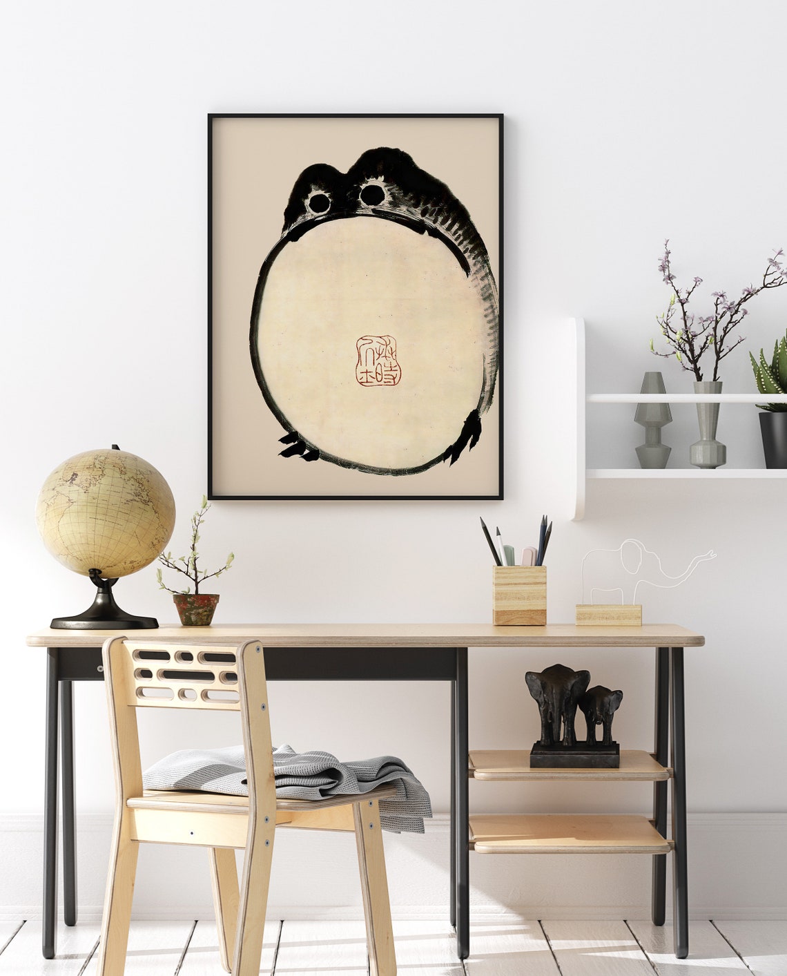 Matsumoto Hoji Frog Art Print Japanese Frog Poster Matsumoto Hoji Vintage Art Print Animal Art Funny Print Animal Gift A1a2a3a4 - Image 2