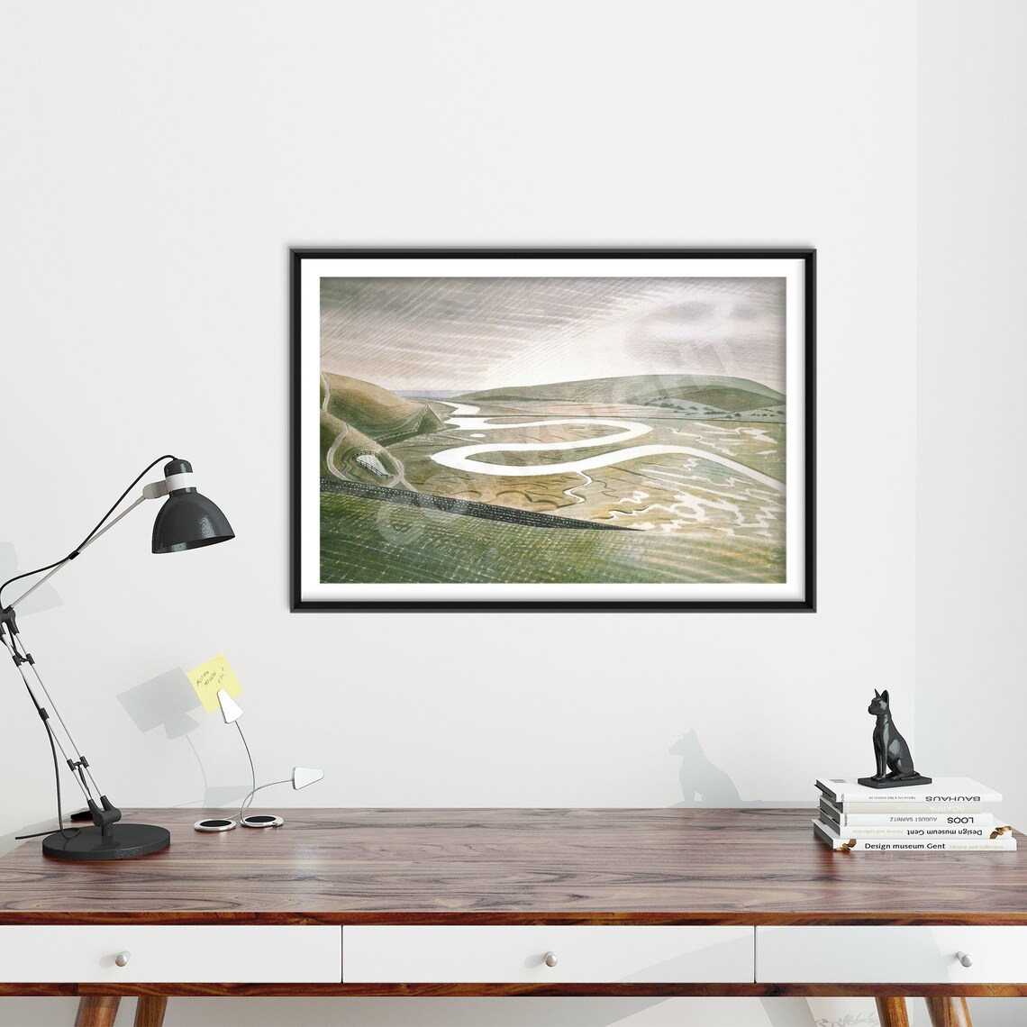Eric Ravilious Cuckmere Haven 1939 Classic Art Print - Image 4