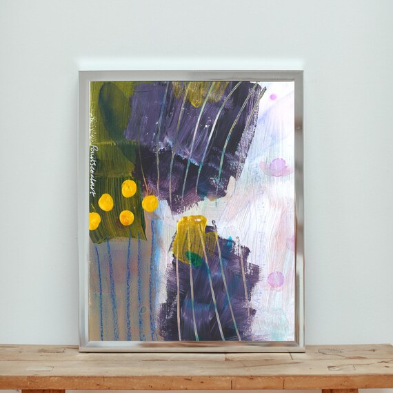Vibrant Abstract Art Print Abstract Modern Urban Art Original Abstract Art Print Expressive Art Print Abstract Textured Painting
