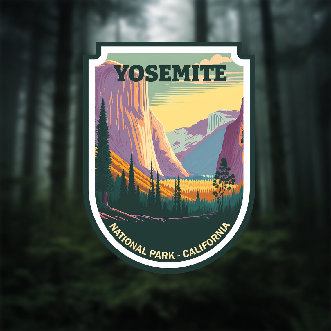 Yosemite National Park California Outdoor Art Print - Image 2