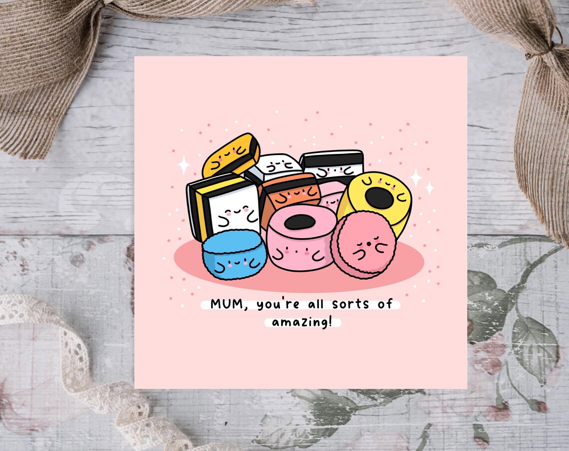 Kawaii Liquorice Allsorts Mum You Are All Sorts Of Amazing Poster - Image 3