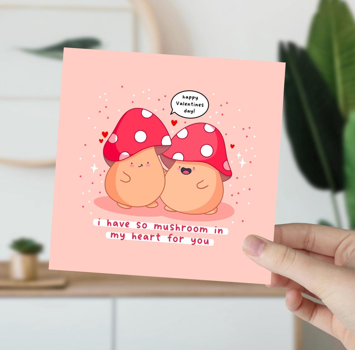 Cute Mushroom Duo So Mushroom In My Heart For You Pun Wall Art - Image 6