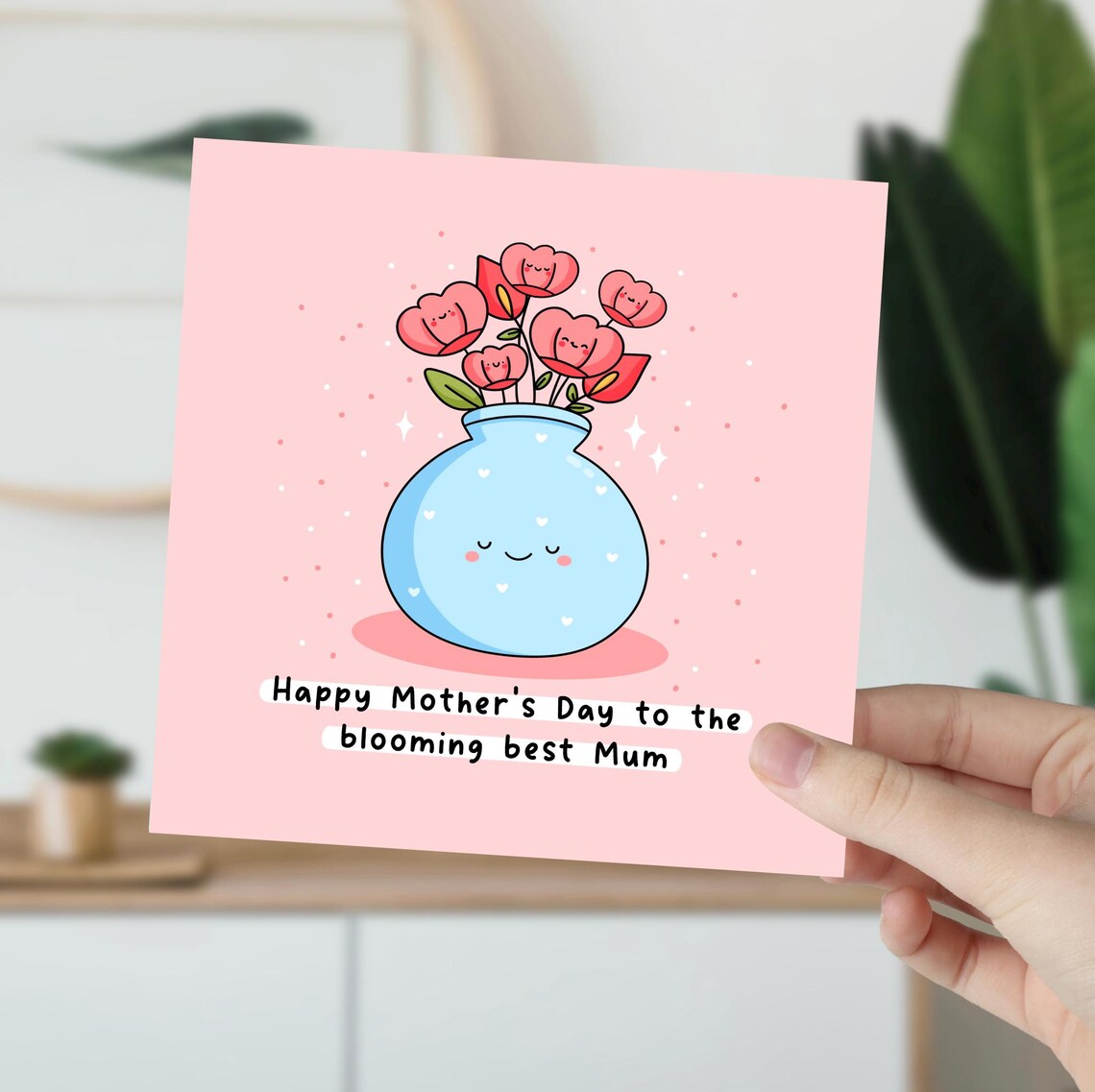 Kawaii Happy Mothers Day to the Blooming Best Mum Floral Print - Image 6