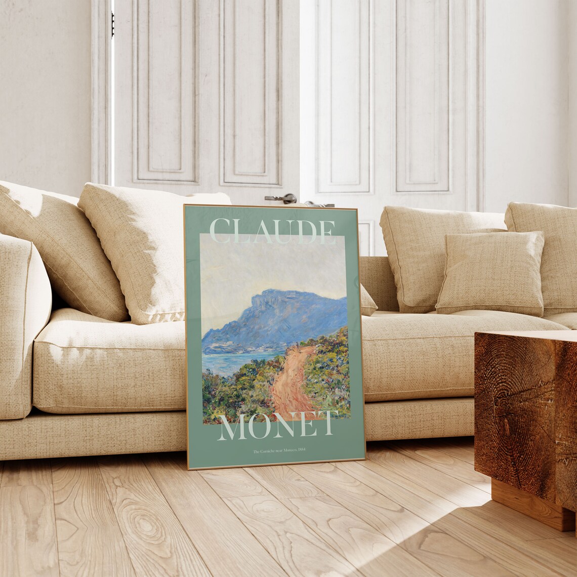 Claude Monet Landscape, Modern Impressionism Art Print - Image 3