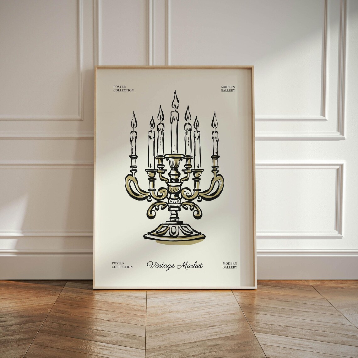 Vintage Boho Gallery Poster, Retro Kitchen Decor - Image 2