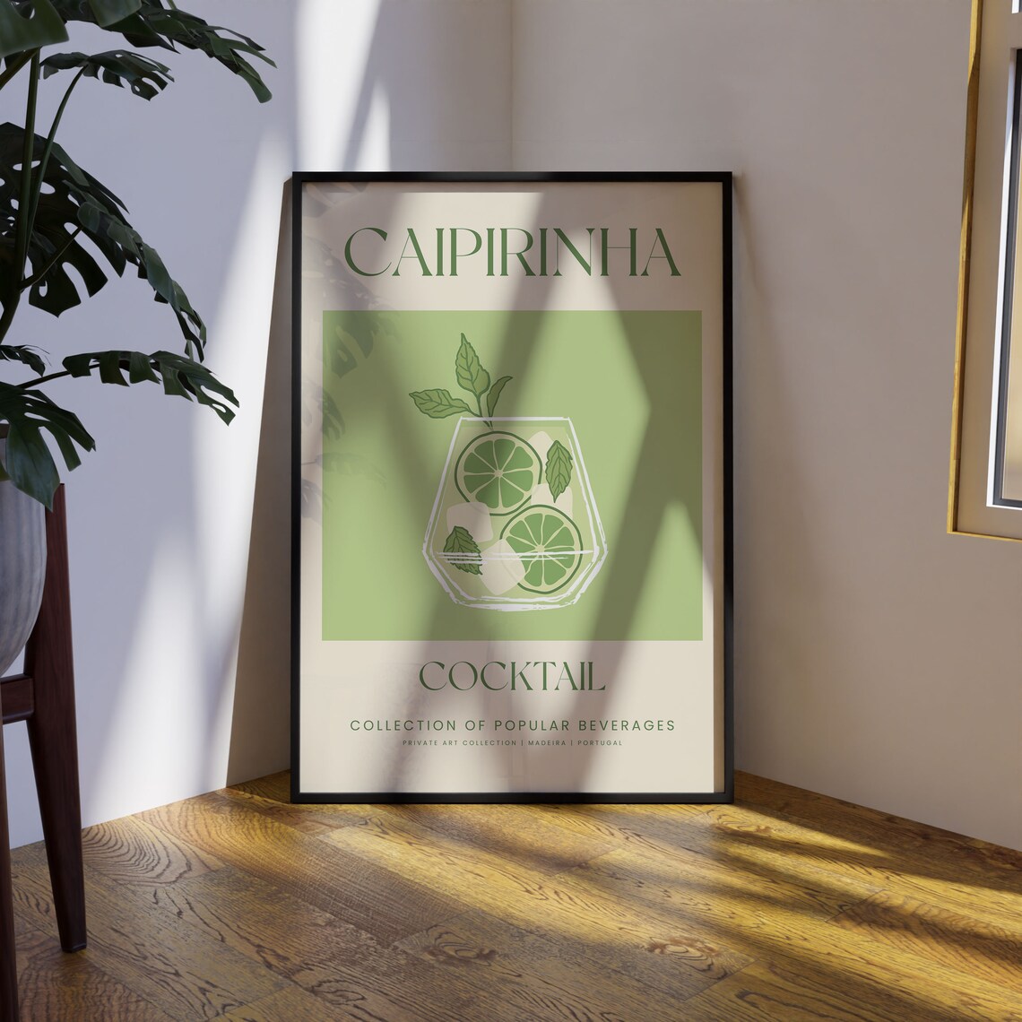 Retro Caipirinha Cocktail Print, Vintage Design - Image 3