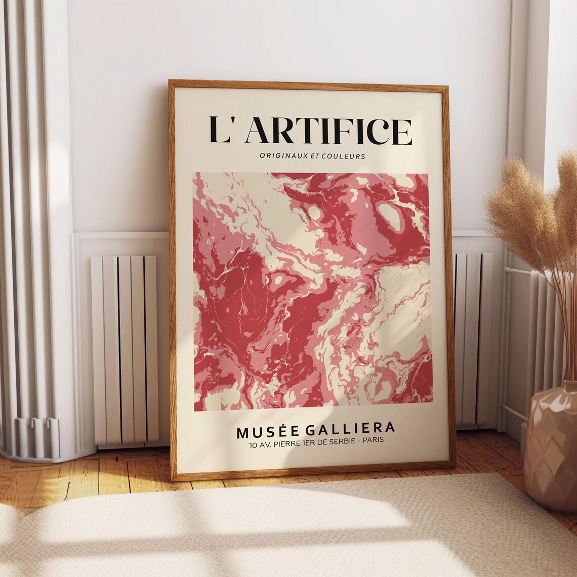 Abstract Wall Art, Minimalist Exhibition Gallery Objects