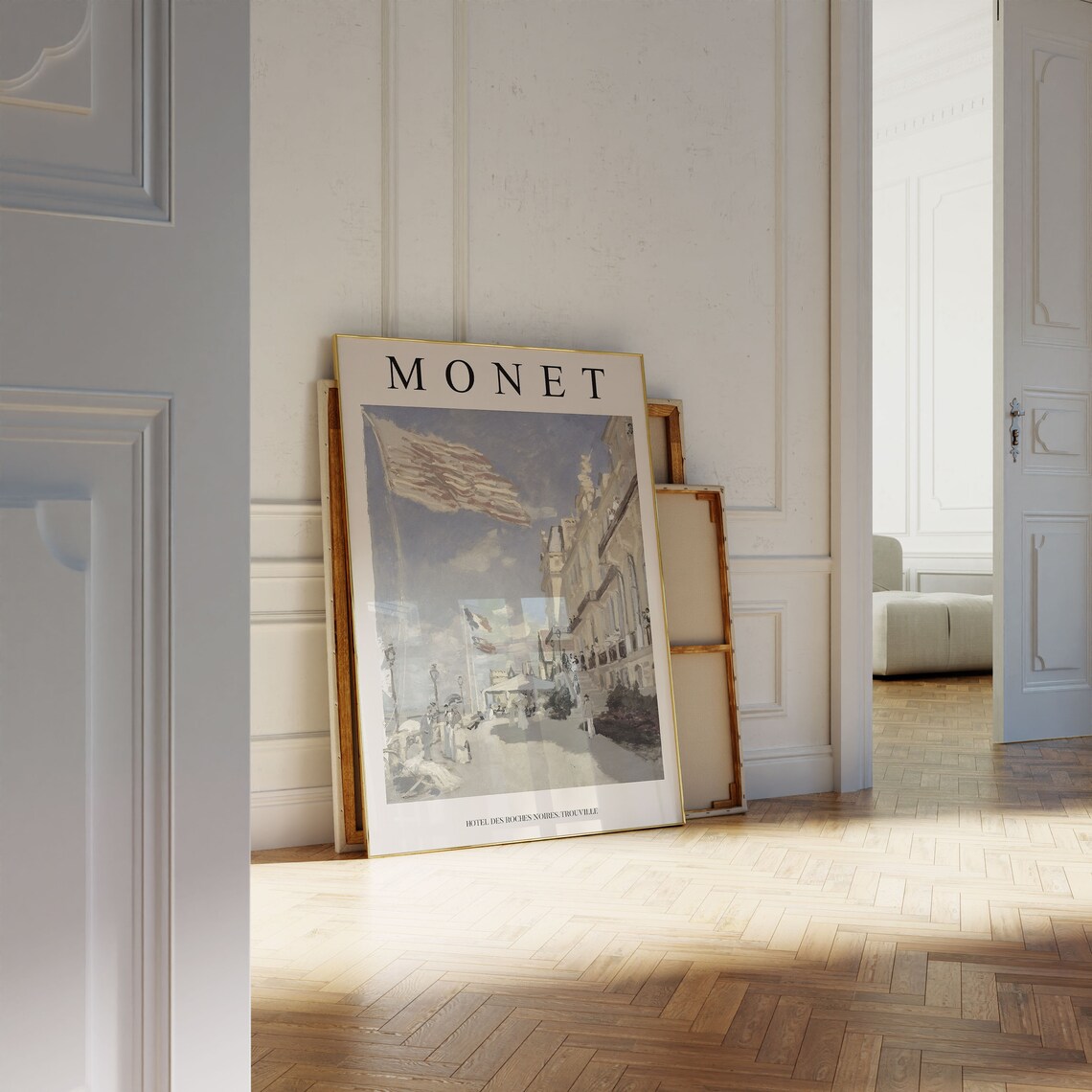 Claude Monet Exhibition Poster, Floral Garden Scenery - Image 4