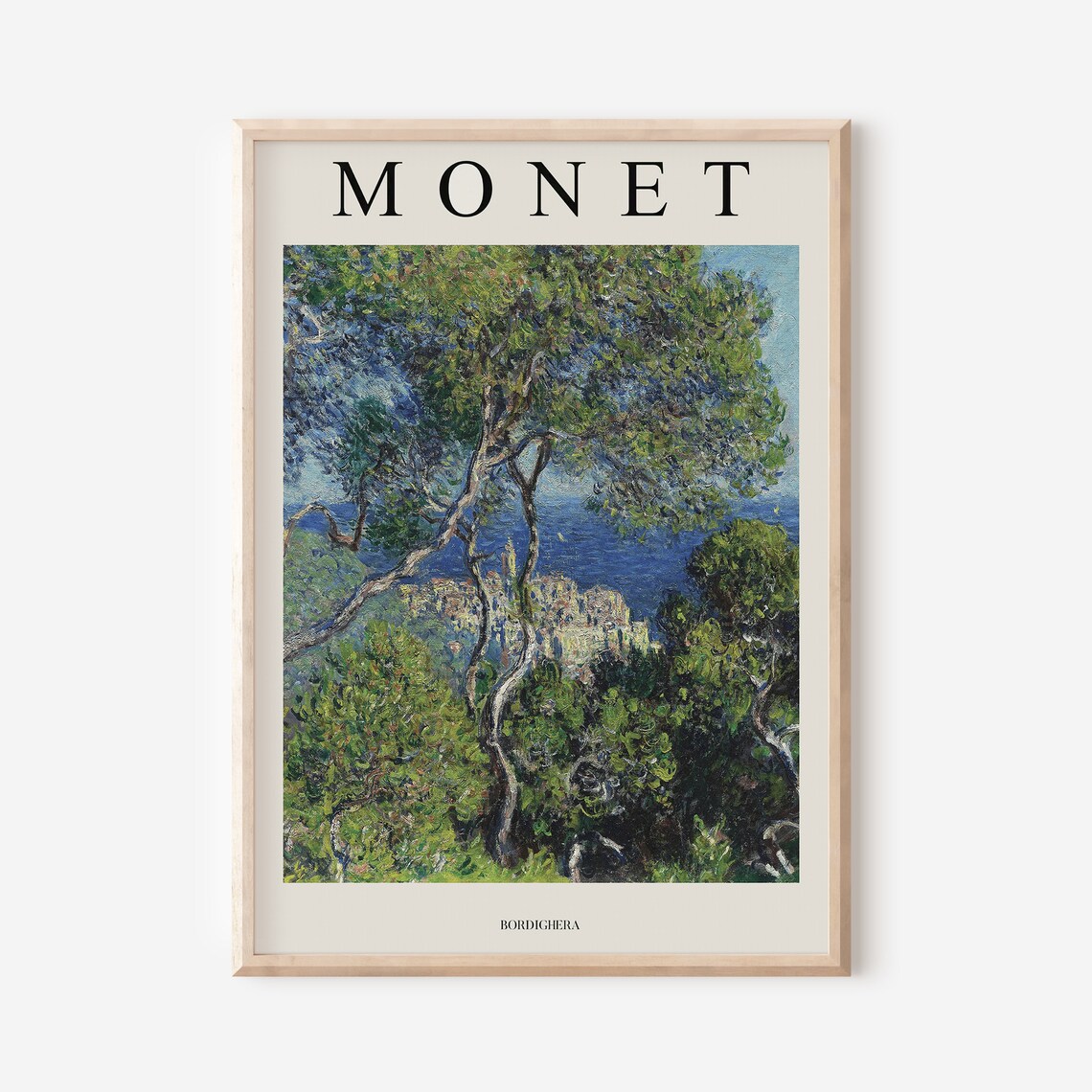 Claude Monet Exhibition Poster, Floral Garden Scenery - Image 2