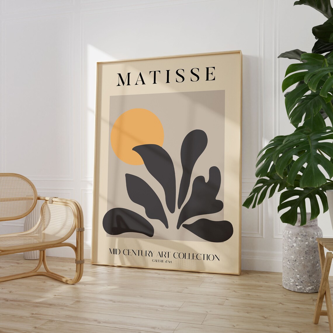 Henri Matisse Exhibition Poster, Boho Garden Scenery - Image 3