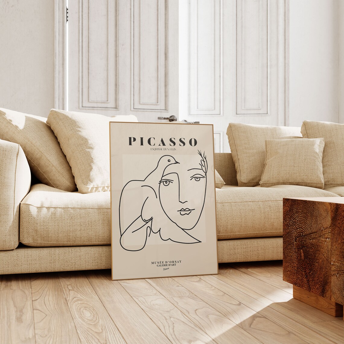 Picasso Exhibition, Vintage Minimalist Art Print - Image 4