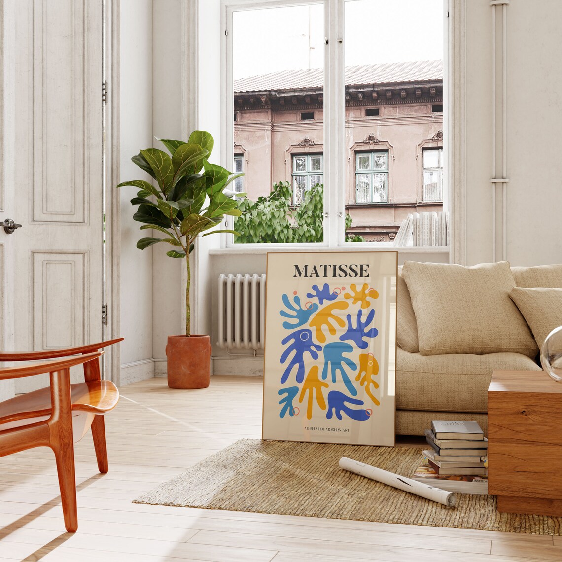 Henri Matisse Exhibition Poster, Boho Floral Garden Scenery - Image 3