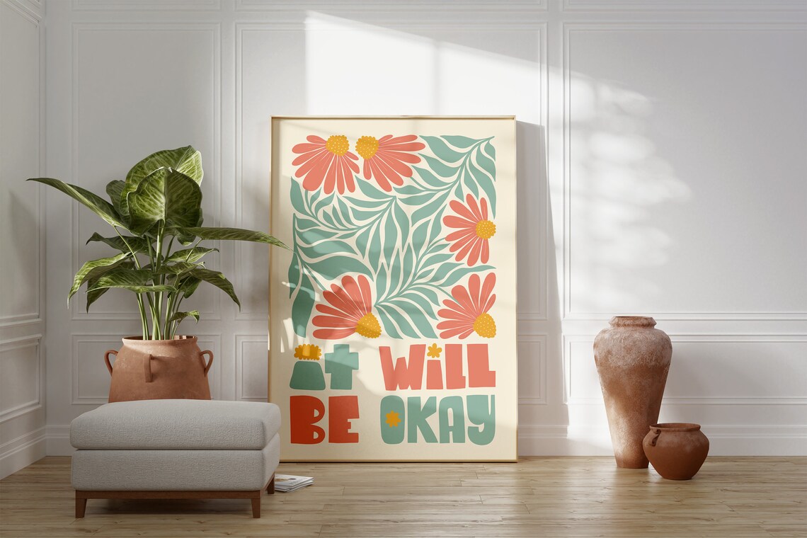 Henri Matisse Flower Market, Watercolor Boho Art Print - Image 2
